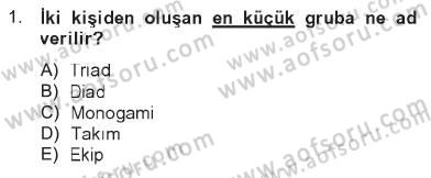 Türkiye´nin Toplumsal Yapısı Dersi 2012 - 2013 Yılı Tek Ders Sınav Soruları 1. Soru