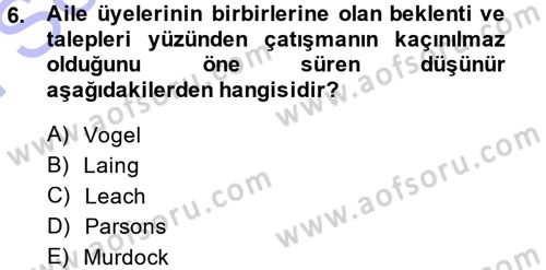 Türkiye´nin Toplumsal Yapısı Dersi 2013 - 2014 Yılı (Final) Dönem Sonu Sınav Soruları 6. Soru