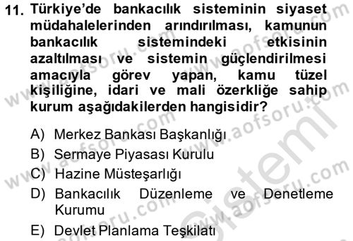 Türkiye´nin Toplumsal Yapısı Dersi 2013 - 2014 Yılı Tek Ders Sınav Soruları 11. Soru