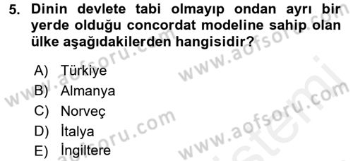 Türkiye´nin Toplumsal Yapısı Dersi 2016 - 2017 Yılı (Final) Dönem Sonu Sınav Soruları 5. Soru