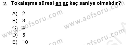 Sosyal Davranış ve Protokol Dersi 2017 - 2018 Yılı 3 Ders Sınav Soruları 2. Soru