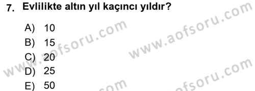 Sosyal Davranış ve Protokol Dersi 2017 - 2018 Yılı 3 Ders Sınav Soruları 7. Soru