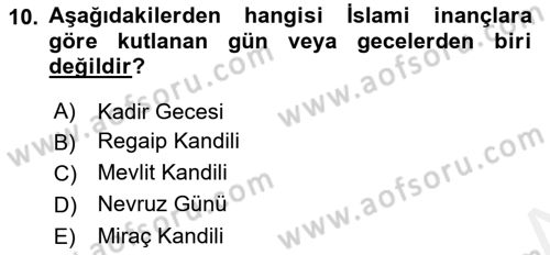 Sosyal Davranış ve Protokol Dersi 2018 - 2019 Yılı (Vize) Ara Sınav Soruları 10. Soru