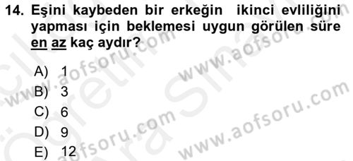 Sosyal Davranış ve Protokol Dersi 2018 - 2019 Yılı (Vize) Ara Sınav Soruları 14. Soru