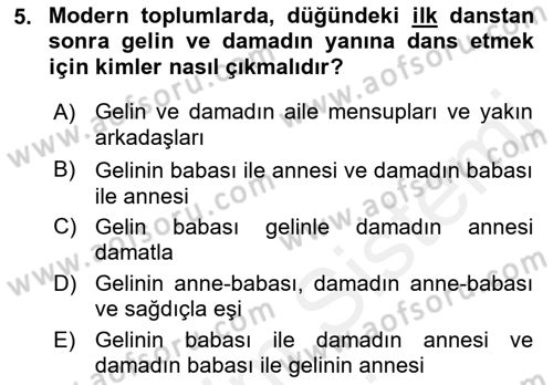 Sosyal Davranış ve Protokol Dersi 2018 - 2019 Yılı (Final) Dönem Sonu Sınav Soruları 5. Soru