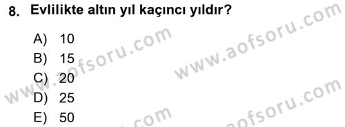 Sosyal Davranış ve Protokol Dersi 2018 - 2019 Yılı Yaz Okulu Sınav Soruları 8. Soru