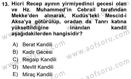 Sosyal Davranış ve Protokol Dersi 2021 - 2022 Yılı (Vize) Ara Sınav Soruları 13. Soru