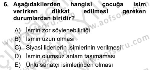Sosyal Davranış ve Protokol Dersi 2022 - 2023 Yılı Yaz Okulu Sınav Soruları 6. Soru