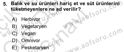 Çevre Sosyolojisi Dersi 2021 - 2022 Yılı (Final) Dönem Sonu Sınav Soruları 5. Soru