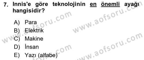 Sosyal Medya Sosyolojisi Dersi 2021 - 2022 Yılı (Vize) Ara Sınav Soruları 7. Soru
