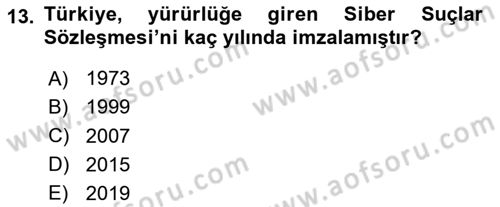 Sosyal Medya Sosyolojisi Dersi 2023 - 2024 Yılı Yaz Okulu Sınav Soruları 13. Soru