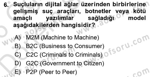 Sosyal Medya Sosyolojisi Dersi 2025 - 2026 Yılı (Final) Dönem Sonu Sınav Soruları 6. Soru