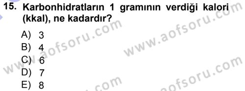 Spor Bilimlerine Giriş Dersi 2012 - 2013 Yılı (Final) Dönem Sonu Sınav Soruları 15. Soru
