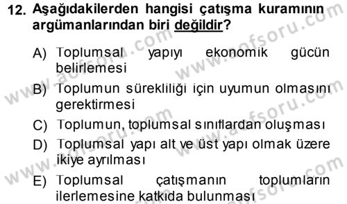 Spor Bilimlerine Giriş Dersi Ara Sınavı Deneme Sınav Soruları 12. Soru