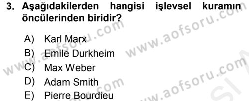 Spor Bilimlerine Giriş Dersi 2017 - 2018 Yılı (Final) Dönem Sonu Sınav Soruları 3. Soru