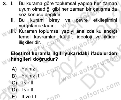 Spor Bilimlerine Giriş Dersi 2021 - 2022 Yılı (Final) Dönem Sonu Sınav Soruları 3. Soru