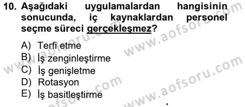 Spor Yönetimi Dersi 2014 - 2015 Yılı (Vize) Ara Sınav Soruları 10. Soru