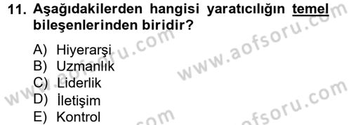 Spor Yönetimi Dersi 2014 - 2015 Yılı (Vize) Ara Sınav Soruları 11. Soru