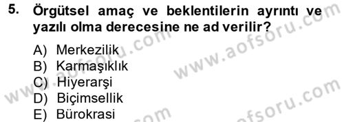 Spor Yönetimi Dersi 2014 - 2015 Yılı (Final) Dönem Sonu Sınav Soruları 5. Soru