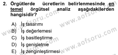 Spor Yönetimi Dersi 2015 - 2016 Yılı (Final) Dönem Sonu Sınav Soruları 2. Soru