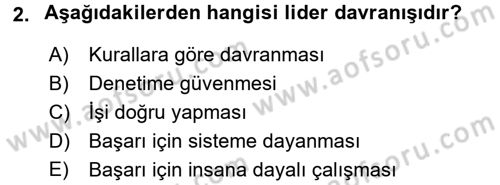 Spor Yönetimi Dersi 2016 - 2017 Yılı (Vize) Ara Sınav Soruları 2. Soru