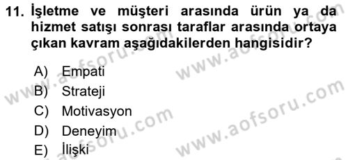 Spor Yönetimi Dersi 2017 - 2018 Yılı 3 Ders Sınav Soruları 11. Soru