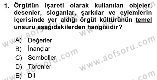 Spor Yönetimi Dersi 2020 - 2021 Yılı Yaz Okulu Sınav Soruları 1. Soru