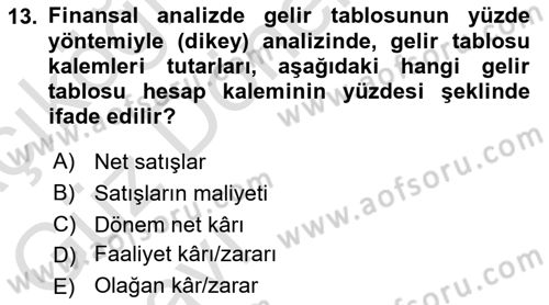 Spor Yönetimi Dersi 2024 - 2025 Yılı (Vize) Ara Sınav Soruları 13. Soru