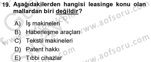 Spor Yönetimi Dersi 2024 - 2025 Yılı (Vize) Ara Sınav Soruları 19. Soru