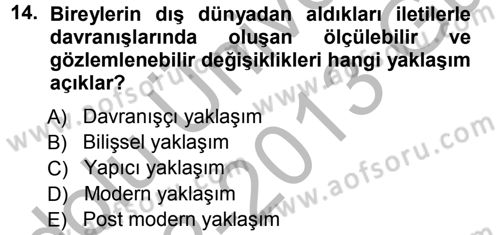 Spor ve Medya İlişkisi Dersi 2012 - 2013 Yılı (Vize) Ara Sınav Soruları 14. Soru