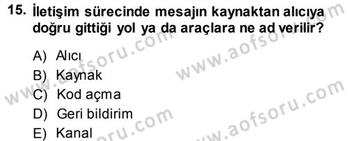 Spor ve Medya İlişkisi Dersi 2013 - 2014 Yılı (Vize) Ara Sınav Soruları 15. Soru