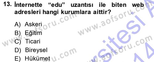 Spor ve Medya İlişkisi Dersi 2013 - 2014 Yılı (Final) Dönem Sonu Sınav Soruları 13. Soru
