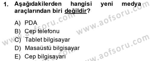 Spor ve Medya İlişkisi Dersi 2014 - 2015 Yılı (Final) Dönem Sonu Sınav Soruları 1. Soru