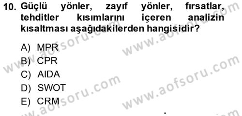 Spor ve Medya İlişkisi Dersi 2014 - 2015 Yılı (Final) Dönem Sonu Sınav Soruları 10. Soru