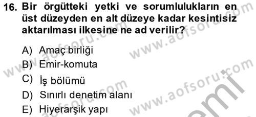 Spor ve Medya İlişkisi Dersi 2014 - 2015 Yılı (Final) Dönem Sonu Sınav Soruları 16. Soru