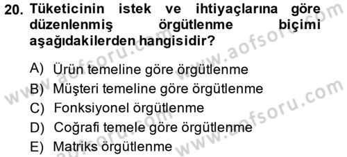Spor ve Medya İlişkisi Dersi 2014 - 2015 Yılı (Final) Dönem Sonu Sınav Soruları 20. Soru