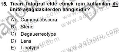 Spor ve Medya İlişkisi Dersi 2015 - 2016 Yılı (Final) Dönem Sonu Sınav Soruları 15. Soru