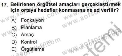 Spor ve Medya İlişkisi Dersi 2015 - 2016 Yılı (Final) Dönem Sonu Sınav Soruları 17. Soru