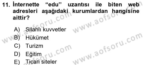 Spor ve Medya İlişkisi Dersi 2016 - 2017 Yılı 3 Ders Sınav Soruları 11. Soru