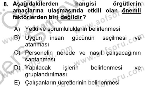 Spor ve Medya İlişkisi Dersi 2016 - 2017 Yılı 3 Ders Sınav Soruları 8. Soru