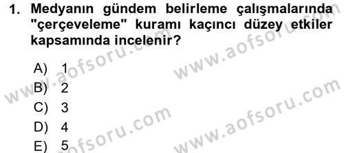 Spor ve Medya İlişkisi Dersi 2016 - 2017 Yılı (Final) Dönem Sonu Sınav Soruları 1. Soru