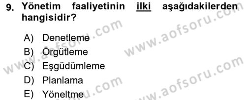 Spor ve Medya İlişkisi Dersi 2017 - 2018 Yılı (Final) Dönem Sonu Sınav Soruları 9. Soru