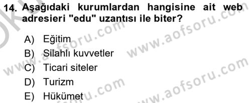 Spor ve Medya İlişkisi Dersi 2018 - 2019 Yılı Yaz Okulu Sınav Soruları 14. Soru