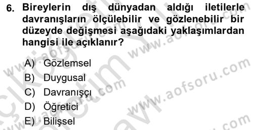 Spor ve Medya İlişkisi Dersi 2020 - 2021 Yılı Yaz Okulu Sınav Soruları 6. Soru