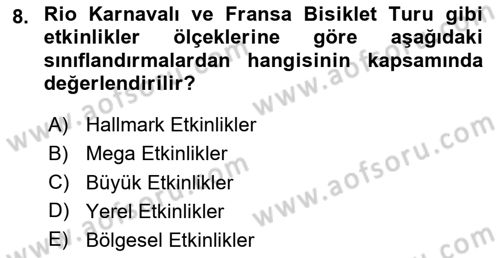 Spor ve Medya İlişkisi Dersi 2020 - 2021 Yılı Yaz Okulu Sınav Soruları 8. Soru