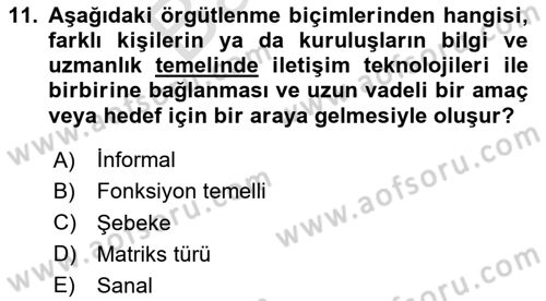 Spor ve Medya İlişkisi Dersi 2023 - 2024 Yılı (Final) Dönem Sonu Sınav Soruları 11. Soru
