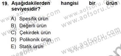 Boş Zaman ve Rekreasyon Yönetimi Dersi Ara Sınavı Deneme Sınav Soruları 19. Soru
