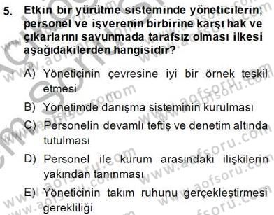 Boş Zaman ve Rekreasyon Yönetimi Dersi 2013 - 2014 Yılı (Final) Dönem Sonu Sınav Soruları 5. Soru