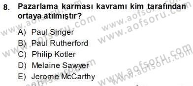 Boş Zaman ve Rekreasyon Yönetimi Dersi 2014 - 2015 Yılı (Final) Dönem Sonu Sınav Soruları 8. Soru