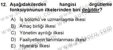 Boş Zaman ve Rekreasyon Yönetimi Dersi Ara Sınavı Deneme Sınav Soruları 12. Soru